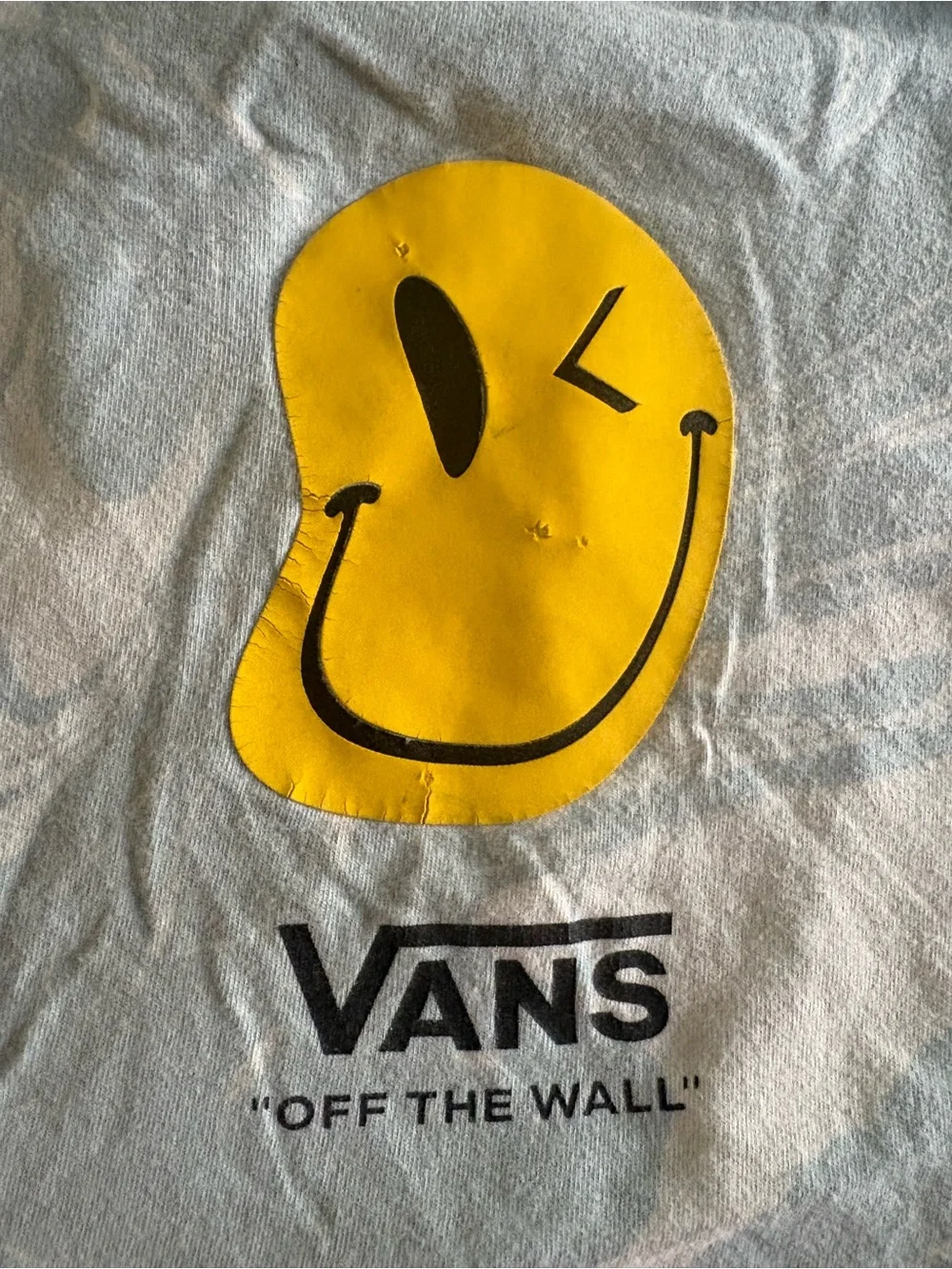 Vans Kids Yellow Smiley Graphic Tee
